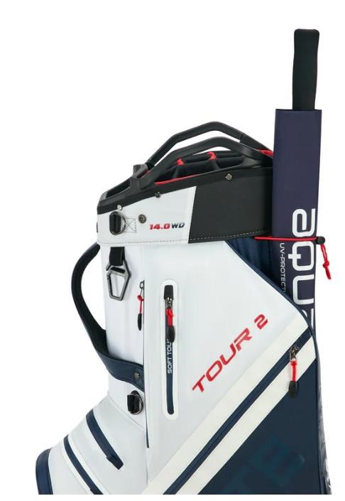 Big Max Dri Lite Tour 2 Cartbag, red/white/navy