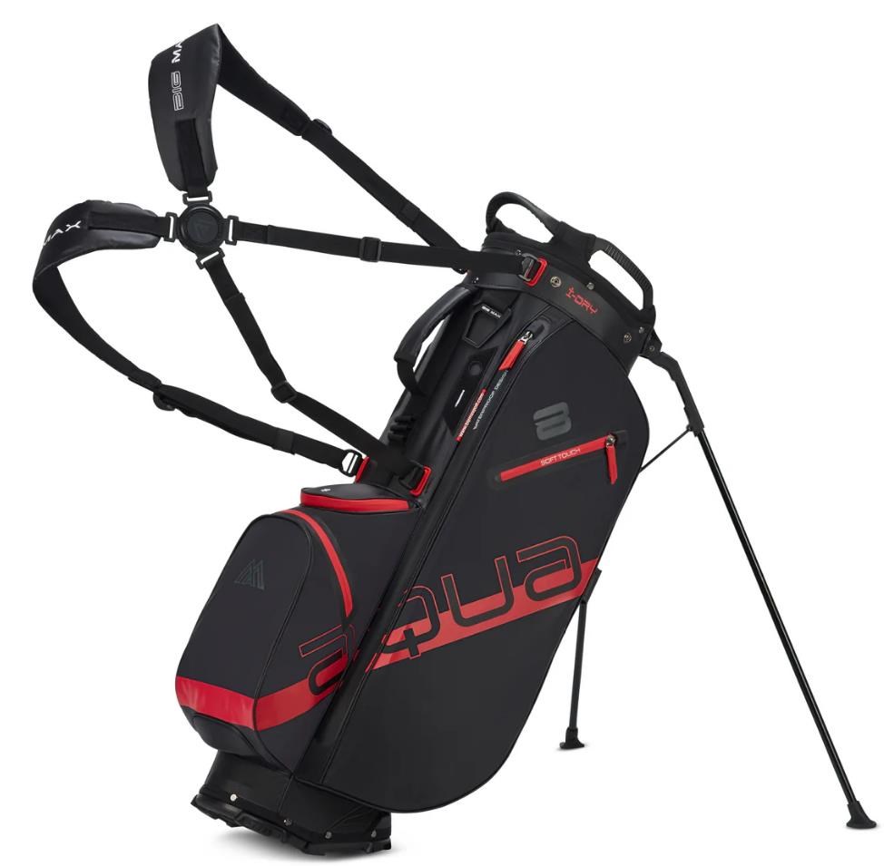 Big Max Aqua Eight H Standbag, schwarz/rot