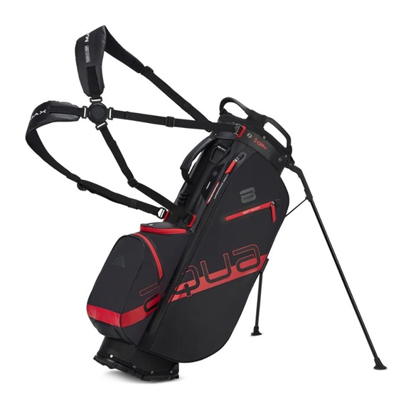 Big Max Aqua Eight H Standbag, schwarz/rot