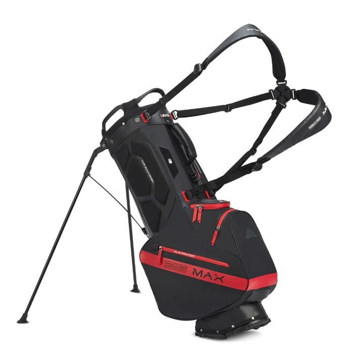 Big Max Aqua Eight H Standbag, schwarz/rot