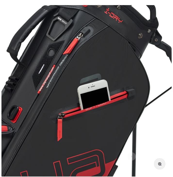 Big Max Aqua Eight H Standbag, schwarz/rot