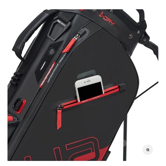 Big Max Aqua Eight H Standbag, schwarz/rot