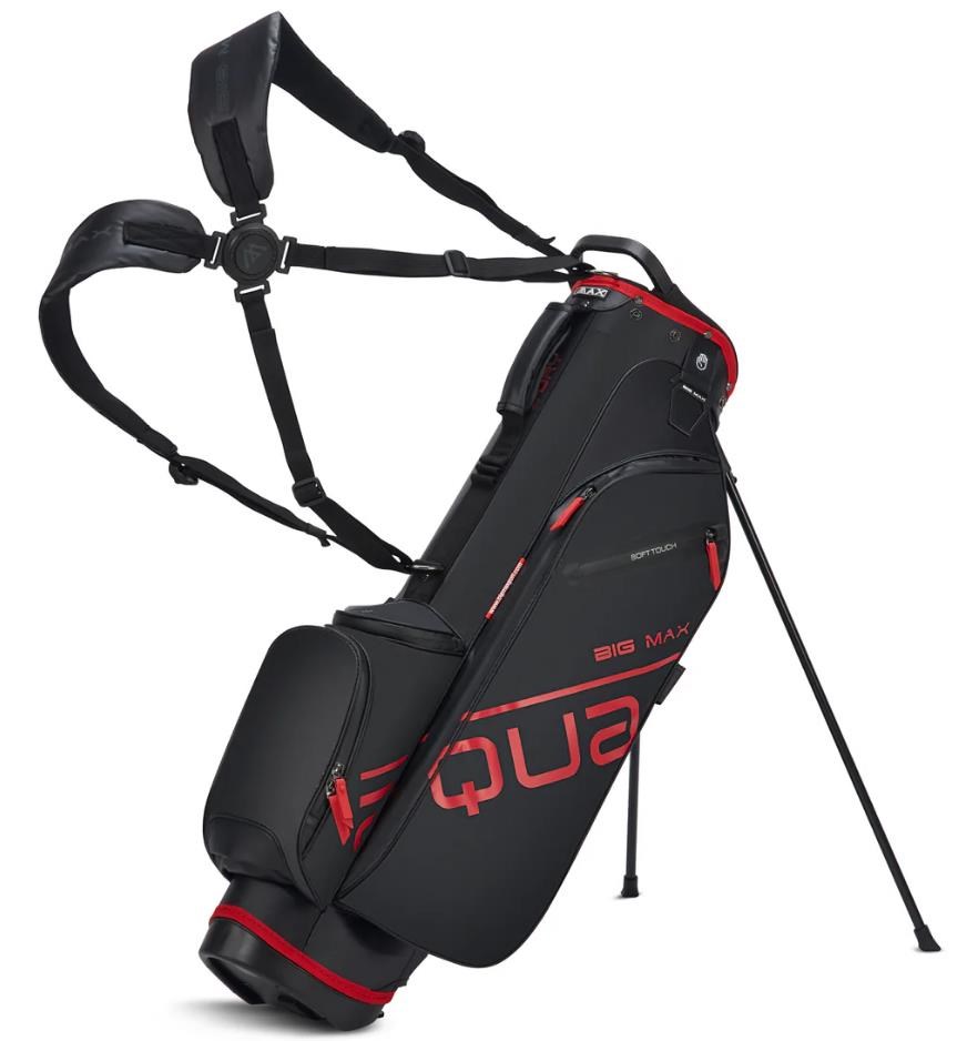Big Max Aqua Seven H Standbag, schwarz/rot