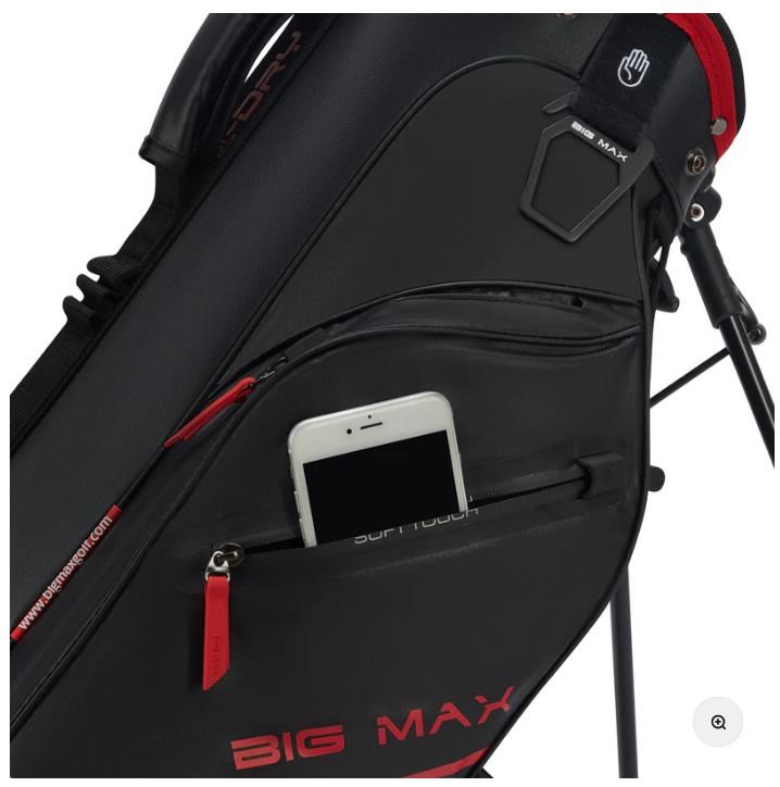 Big Max Aqua Seven H Standbag, schwarz/rot