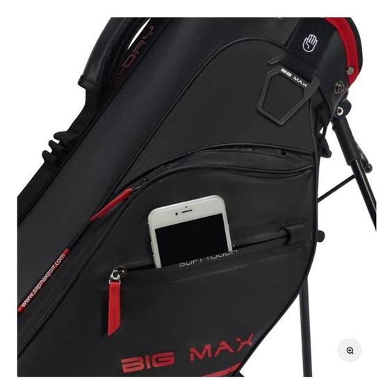 Big Max Aqua Seven H Standbag, schwarz/rot