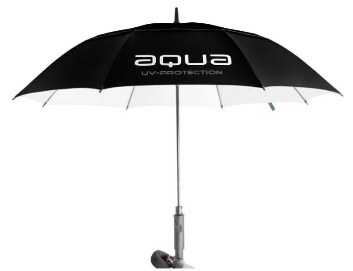 Big Max Aqua UV Golf Regenschirm, schwarz/grau