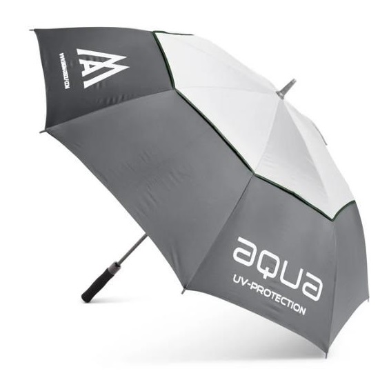 Big Max Aqua UV Golf Regenschirm, charcoal/white/olive