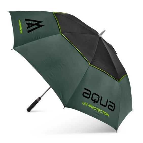 Big Max Aqua UV Golf Regenschirm, forest green/black/lime
