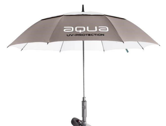 Big Max Aqua UV Golf Regenschirm, taupe/white/black