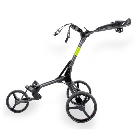 Wishbone Cube Two Golftrolley, charcoal/lime