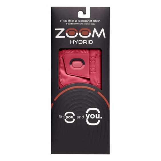 Zoom Hybrid Herren Handschuh, rot