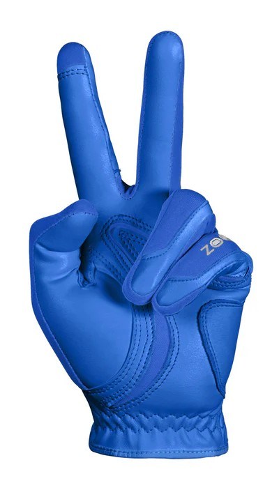 Zoom Hybrid Herren Handschuh, blau