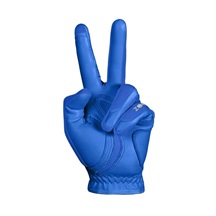 Zoom Hybrid Herren Handschuh, blau