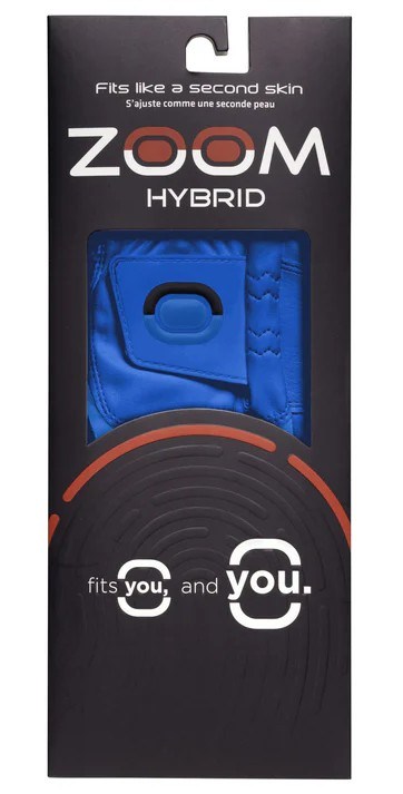 Zoom Hybrid Herren Handschuh, blau