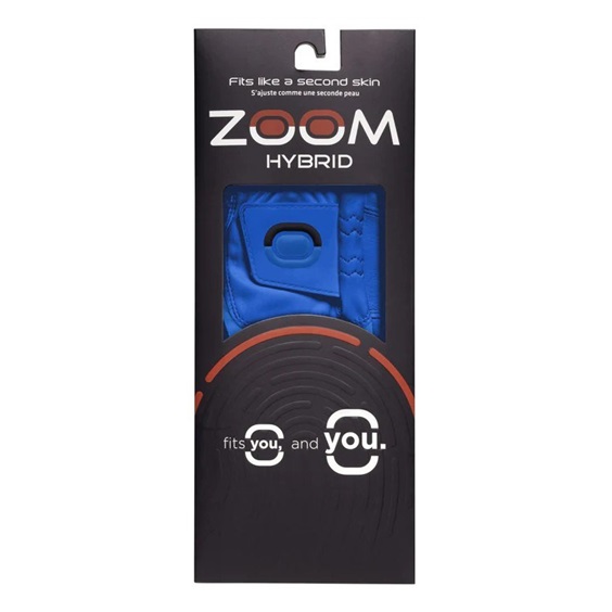 Zoom Hybrid Herren Handschuh, blau
