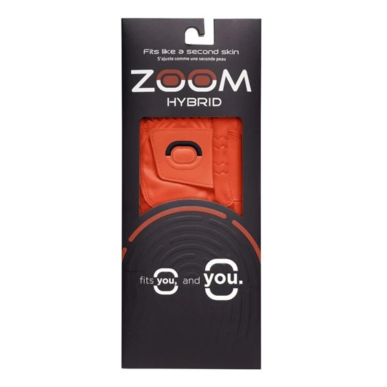 Zoom Hybrid Herren Handschuh, orange