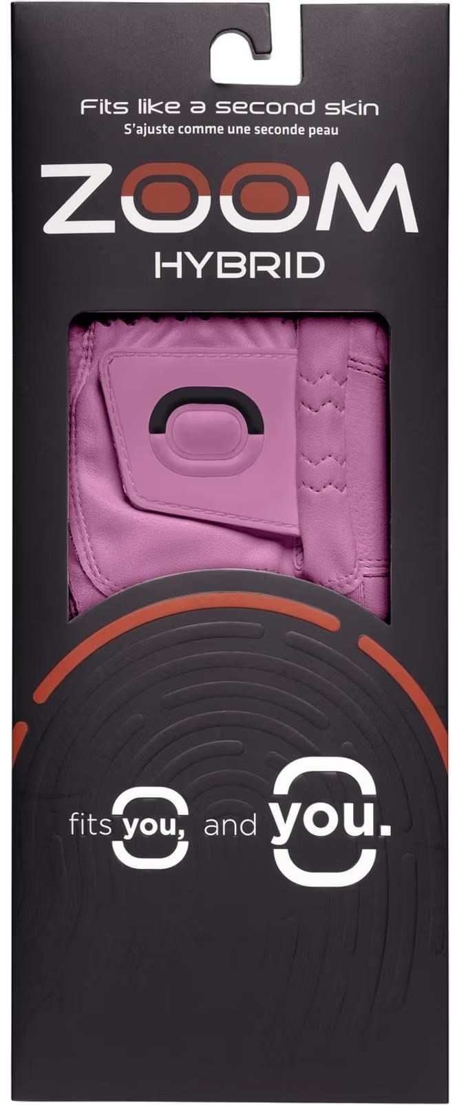 Zoom Hybrid Damen Handschuh, rosa