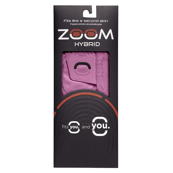 Zoom Hybrid Damen Handschuh, rosa