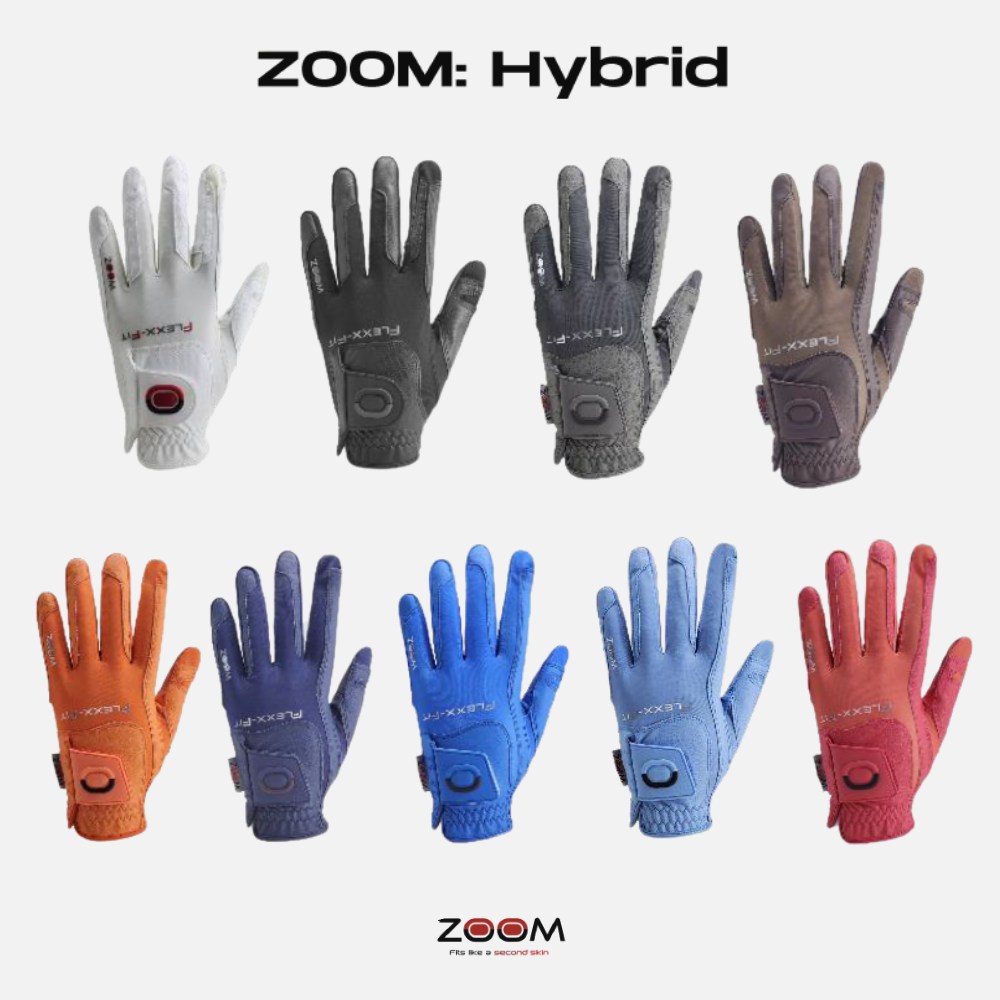 Zoom Hybrid Damen Handschuh, rot