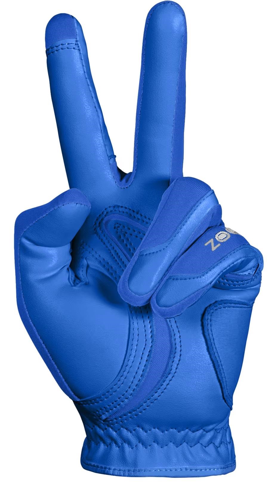 Zoom Hybrid Damen Handschuh, blau