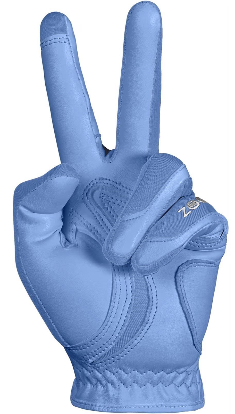 Zoom Hybrid Damen Handschuh, blau