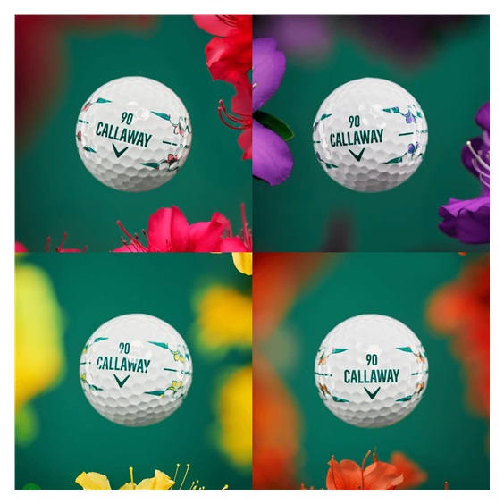 LIMITED - Callaway Chrome Tour April Major Series Golfbälle