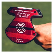Odyssey Ai-DUAL Square 2 Square MAX 1/2 Ball Cruiser Putter 38"