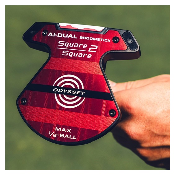 Odyssey Ai-DUAL Square 2 Square MAX 1/2 Ball Cruiser Putter 38"