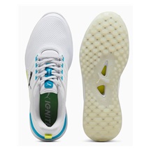 Puma Ignite Elevate 2 Herren Golfschuhe, white/speed blue/apple spritz