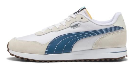 Puma Helsinki G Herren Golfschuhe, white/dark indigo