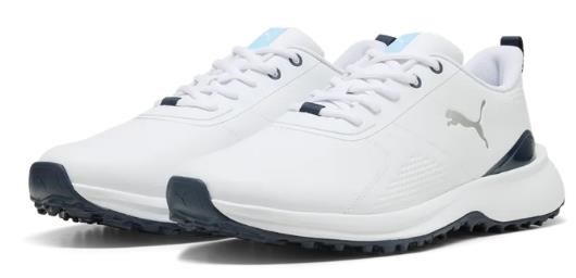 Puma Fusion Grip 6 Evo Herren Golfschuhe, weiss/grau