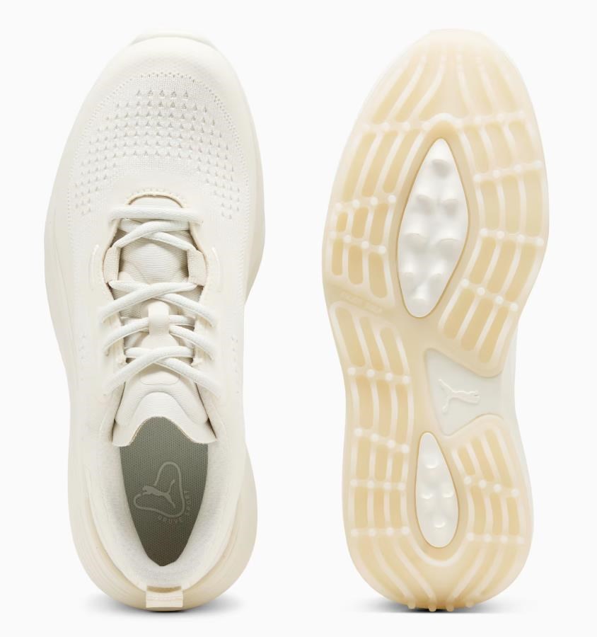 Puma Gruve Sport Damen Golfschuhe, warm white/alpine snow