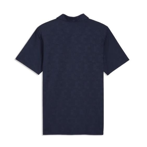 Puma Mattr Deco Jacquard Herren Poloshirt, dunkelblau