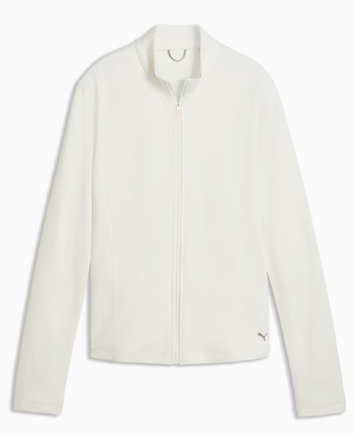 Puma Pure Textured Full-Zip Damenjacke, warm white