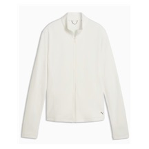 Puma Pure Textured Full-Zip Damenjacke, warm white