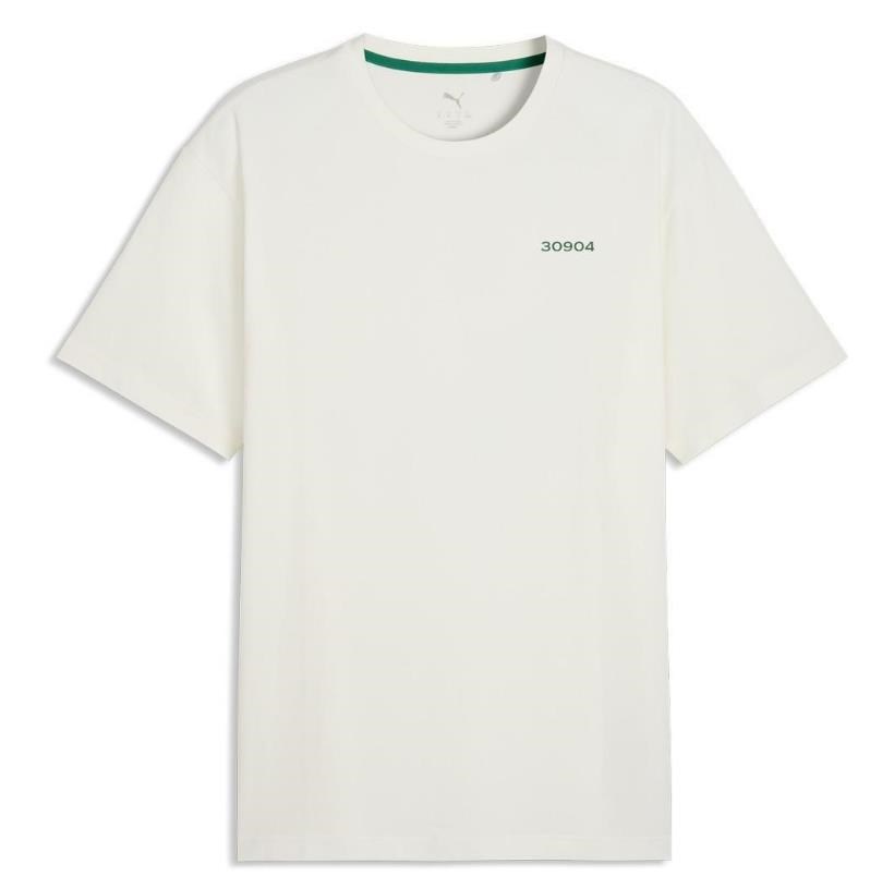 Puma 30904 T-Shirt Herren Poloshirt, weiss