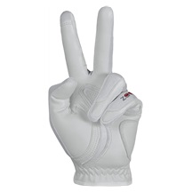 Zoom Hybrid Damen Handschuh, weiss