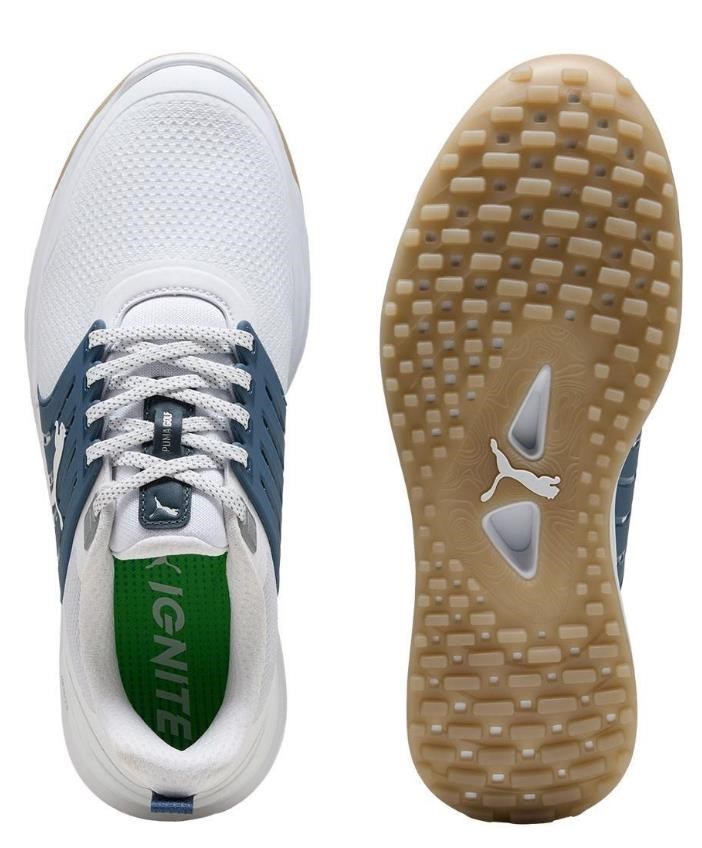 Puma Ignite Elevate 2 Herren Golfschuhe, weiss/blau