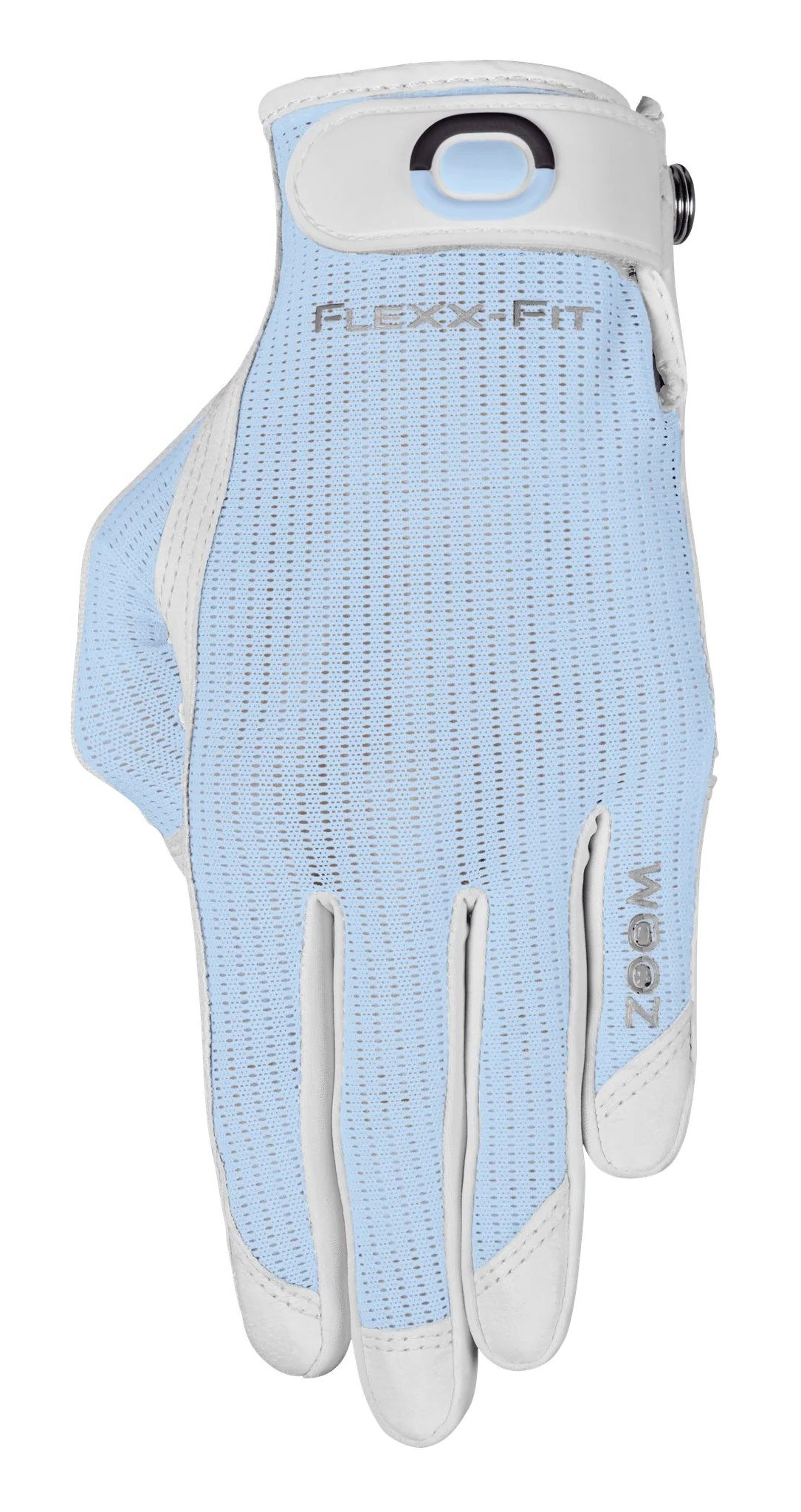 Zoom Sun Style Powernet Damen Golfhandschuh, weiss/ice blau