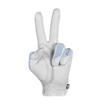 Zoom Sun Style Powernet Damen Golfhandschuh, weiss/ice blau