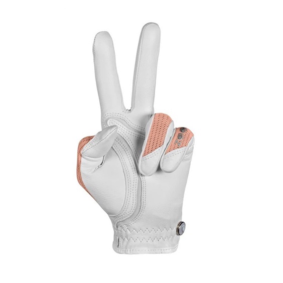 Zoom Sun Style Powernet Damen Golfhandschuh, weiss/apricotfarben