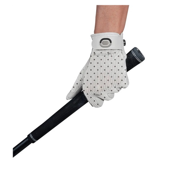 Zoom Sun Style Powernet Damen Golfhandschuh, weiss/polka dot