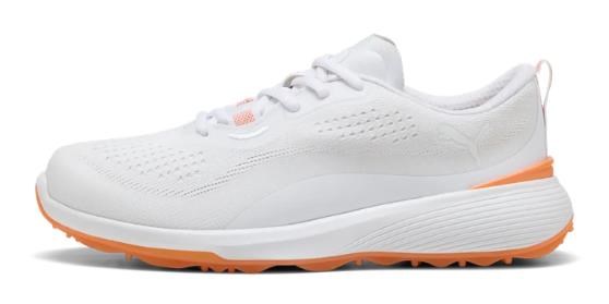 Puma Gruve Sport Damen Golfschuhe, white/melon glow