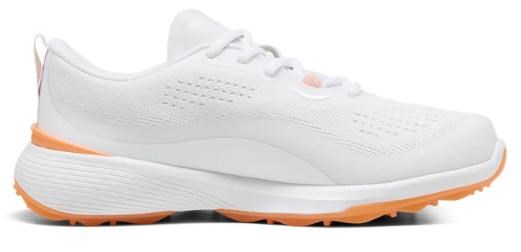 Puma Gruve Sport Damen Golfschuhe, white/melon glow