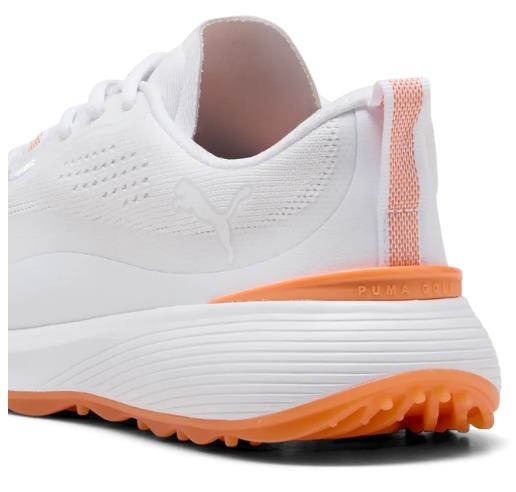 Puma Gruve Sport Damen Golfschuhe, white/melon glow