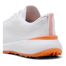 Puma Gruve Sport Damen Golfschuhe, white/melon glow