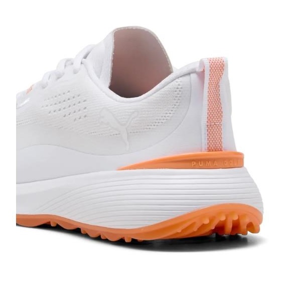 Puma Gruve Sport Damen Golfschuhe, white/melon glow