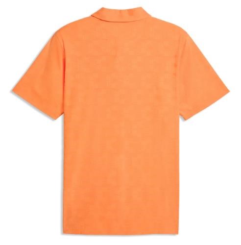 Puma Mattr Deco Jacquard Herren Poloshirt, orange