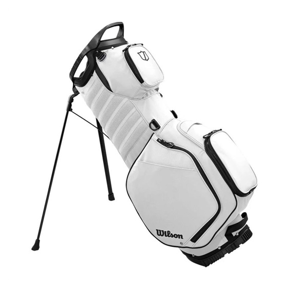 Wilson Talus 14 Standbag, weiss/schwarz