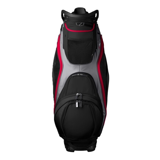 Wilson Alpine Dry Cartbag, schwarz/grau/rot